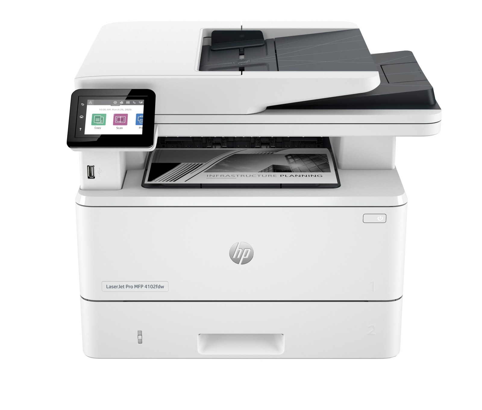 Multifunktionsdrucker Laser Schwarzweiß HP LaserJet Pro MFP 4102fdw