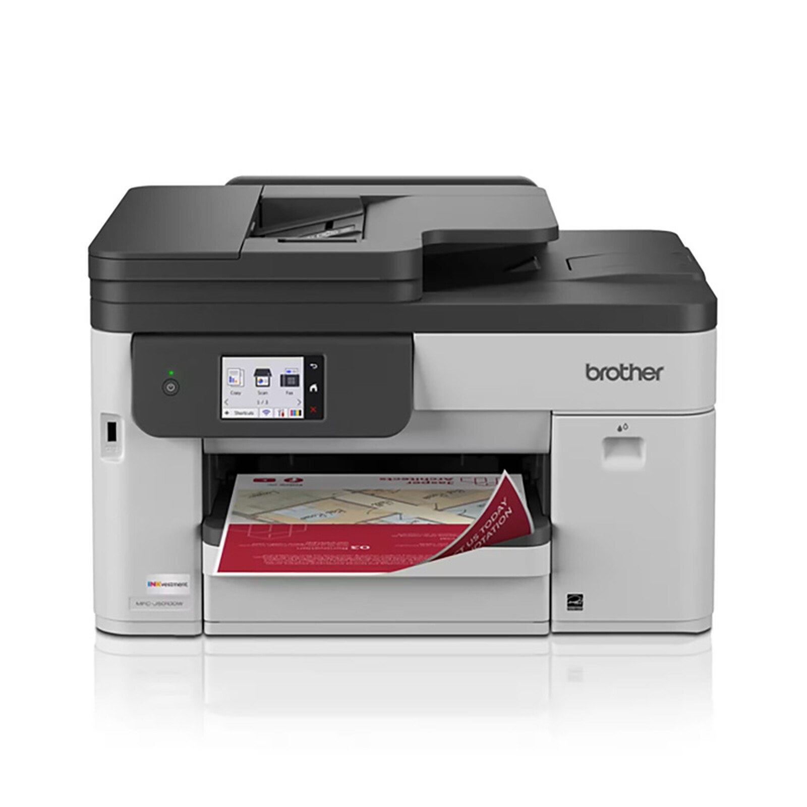 Multifunktions-Tintenstrahldrucker Brother MFC-J5010DW Farbe ohne Kartuschen