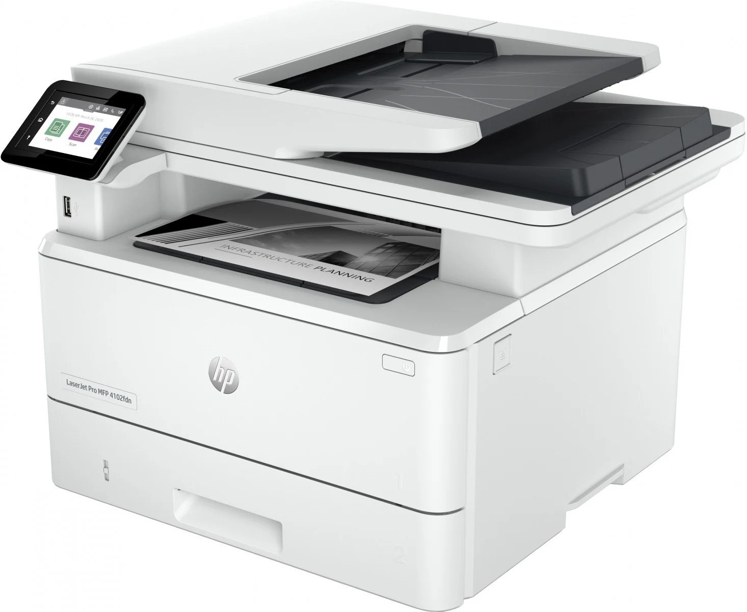 Monochrom-Multifunktions-Laserdrucker HP LaserJet Pro MFP 4102fdn A4