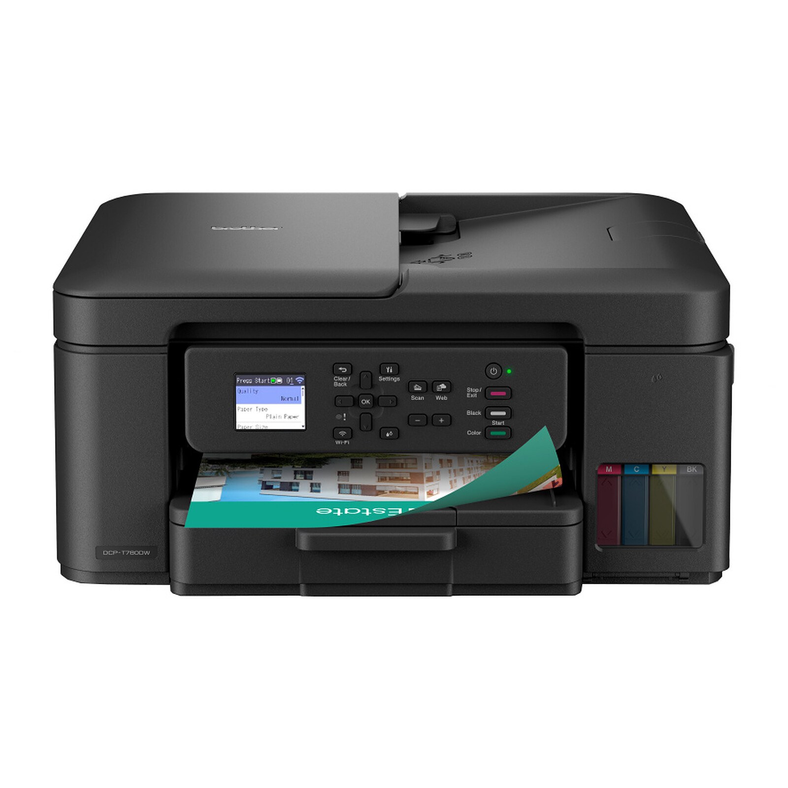 Multifunktions-Tintenstrahldrucker mit Behältern Brother DCP-T780DW Farbe A4